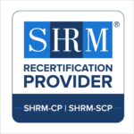 SHRM logo that reads "SHRM Recertification Provider. SHRM-CP and SHRM-SCP"