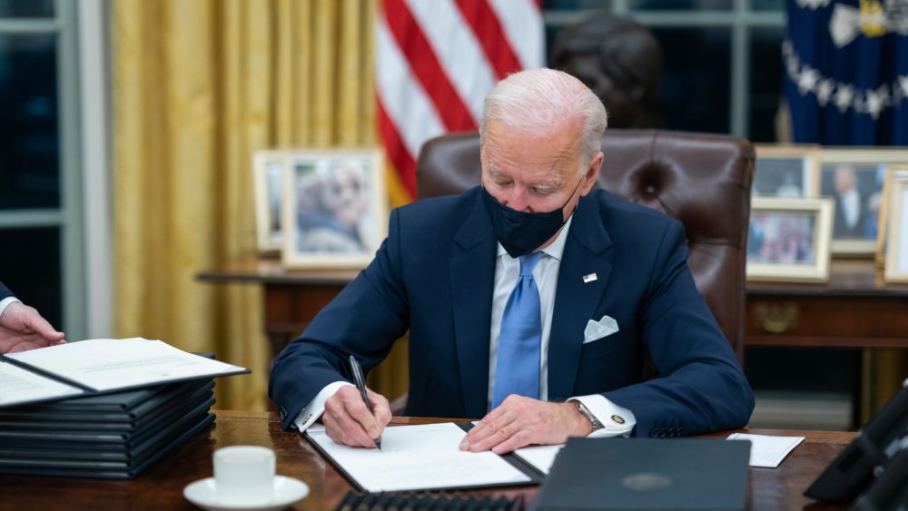 Joe Biden signing bill