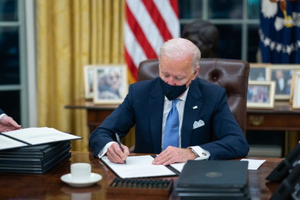 Joe Biden signing bill